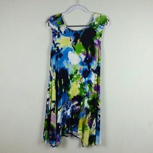 NWT Premise trapeze color splash dress